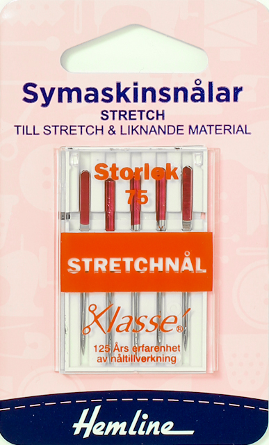 Symaskinsnålar Stretch 75
