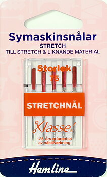 Symaskinsnålar Stretch 75