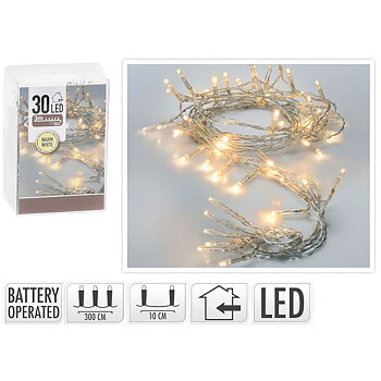 Ljusslinga 30st Led 3,0m Batteridrift