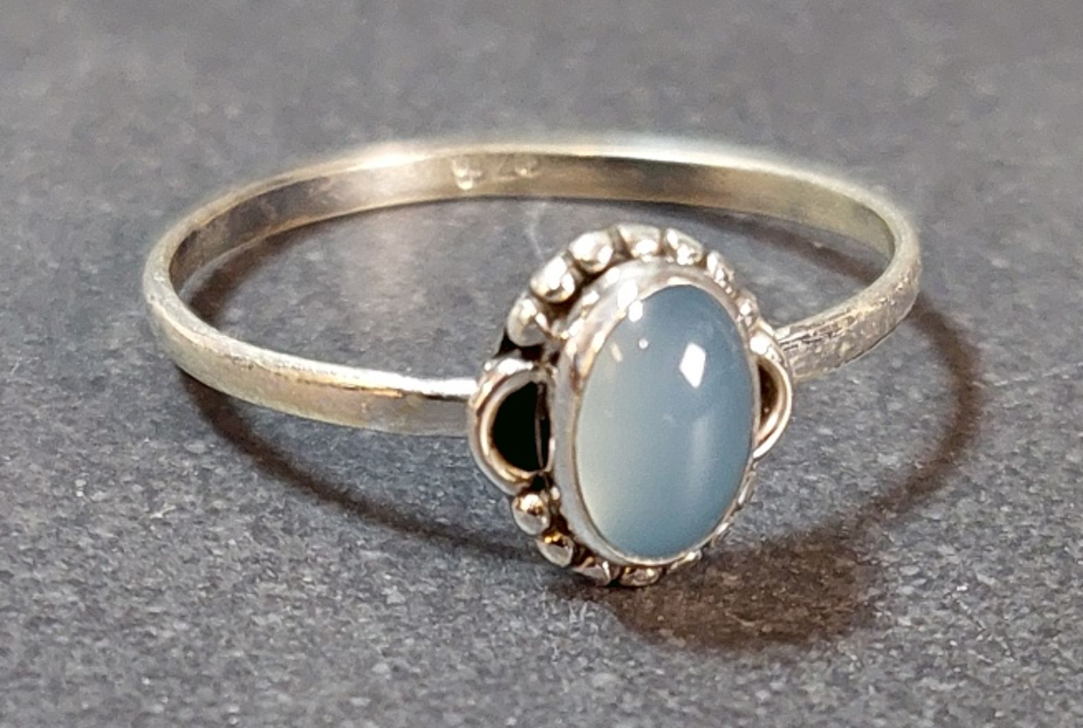 Silverringar med Cabochon - 9