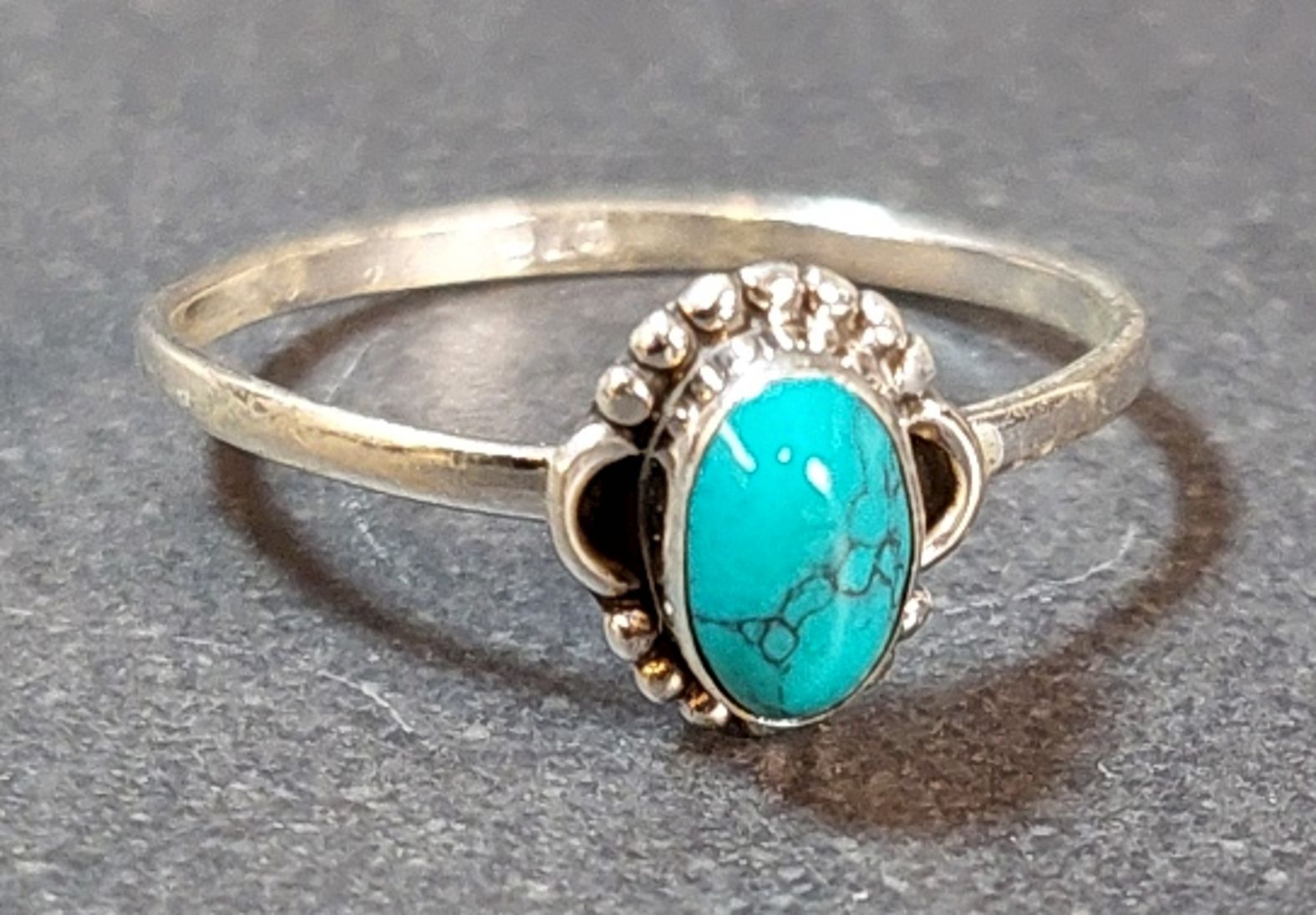 Silverringar med Cabochon - 6