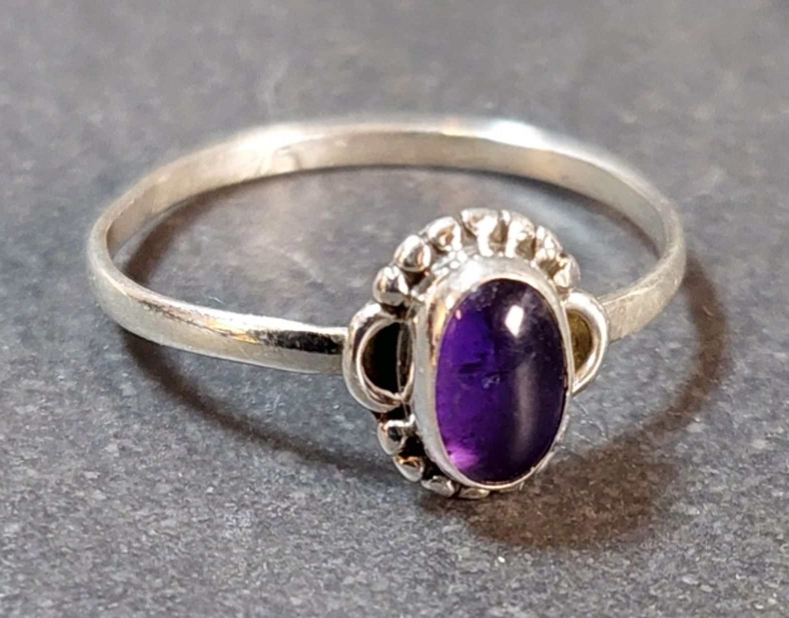 Silverringar med Cabochon - 3