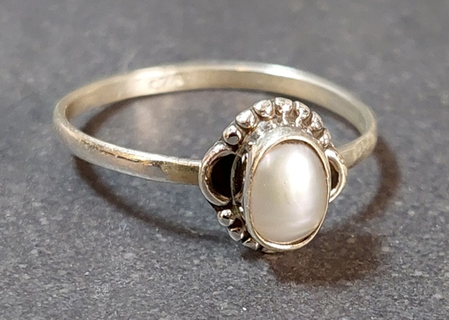 Silverringar med Cabochon - 4