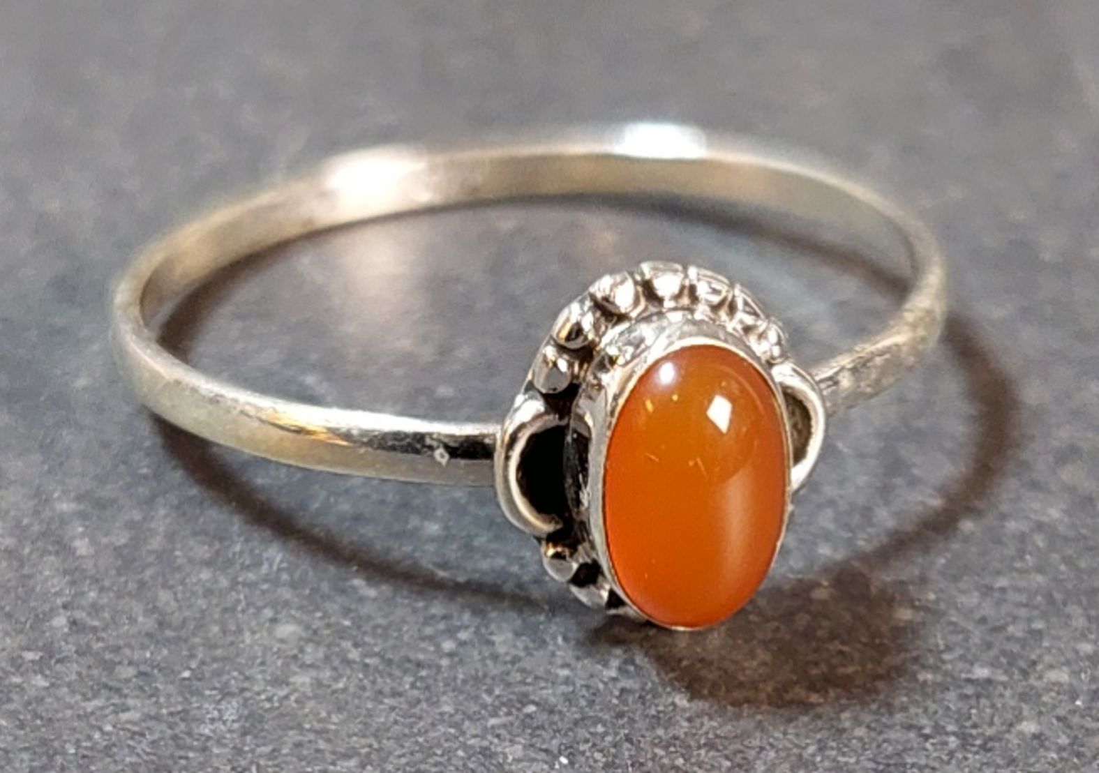 Silverringar med Cabochon - 5