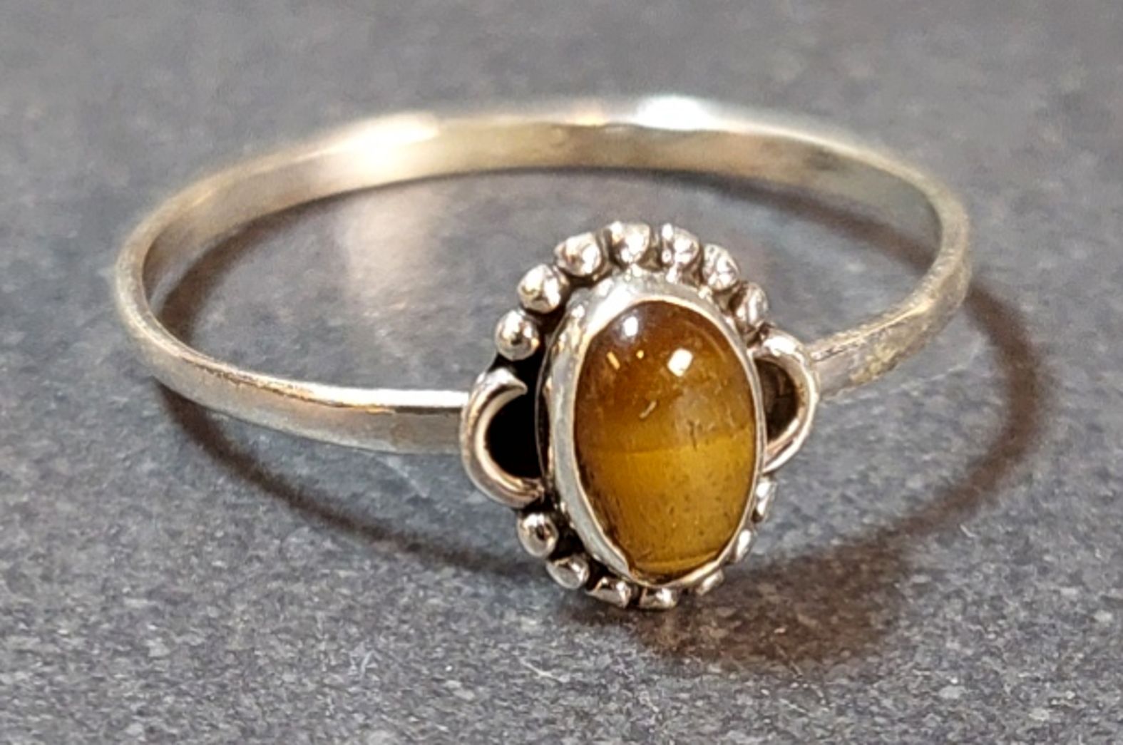 Silverringar med Cabochon - 7