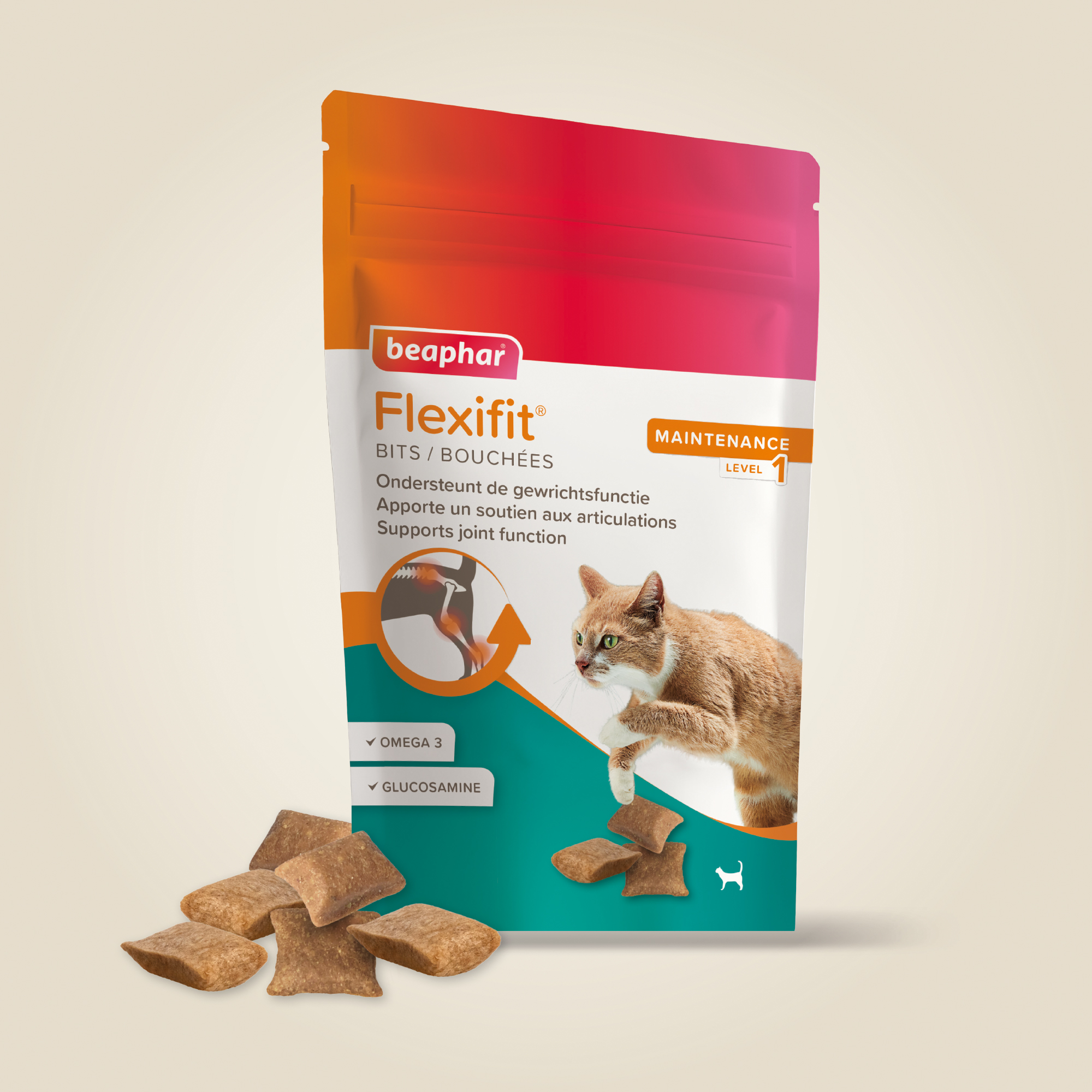 Beaphar Flexifit Bitar katt level 1, 175g - 3