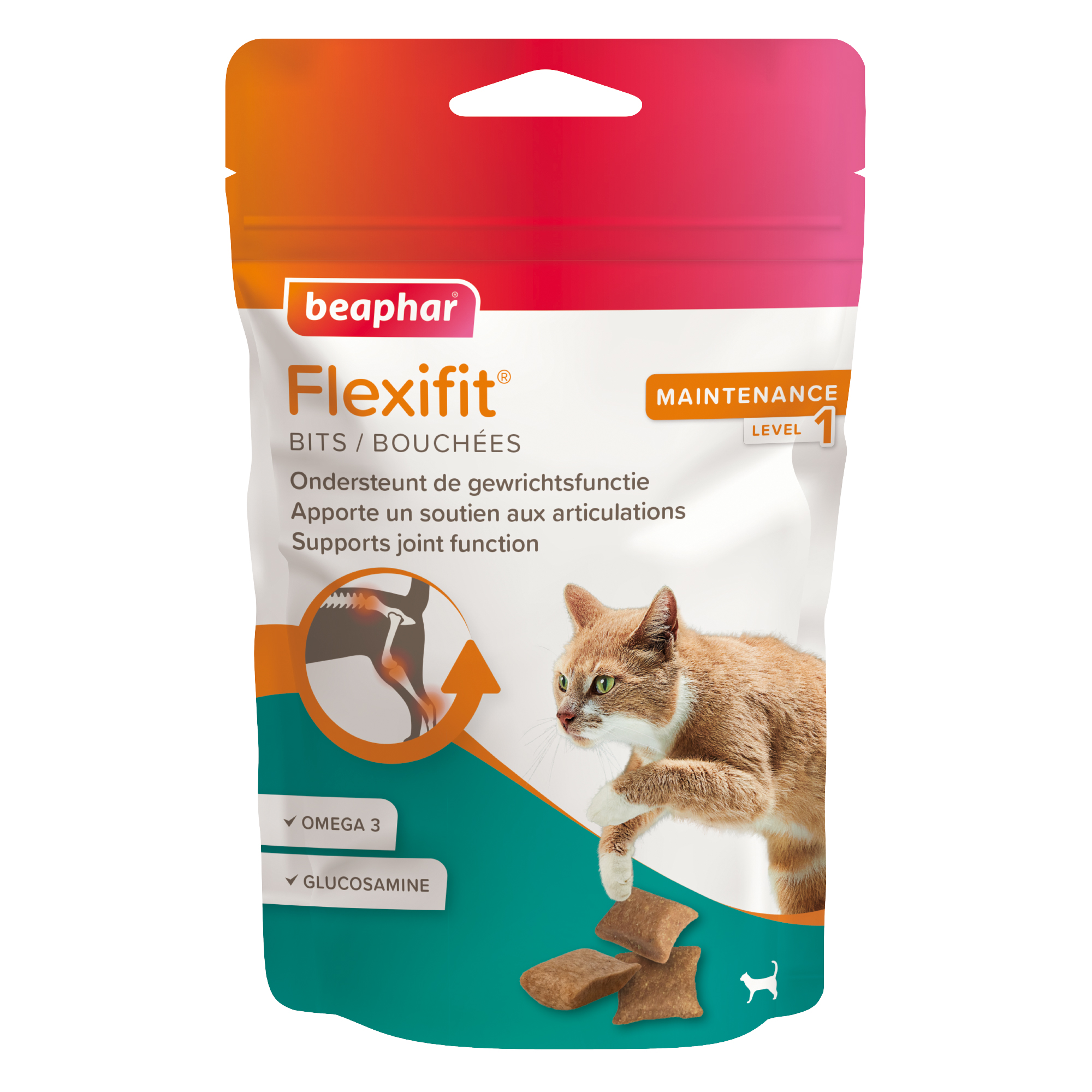 Beaphar Flexifit Bitar katt level 1, 175g