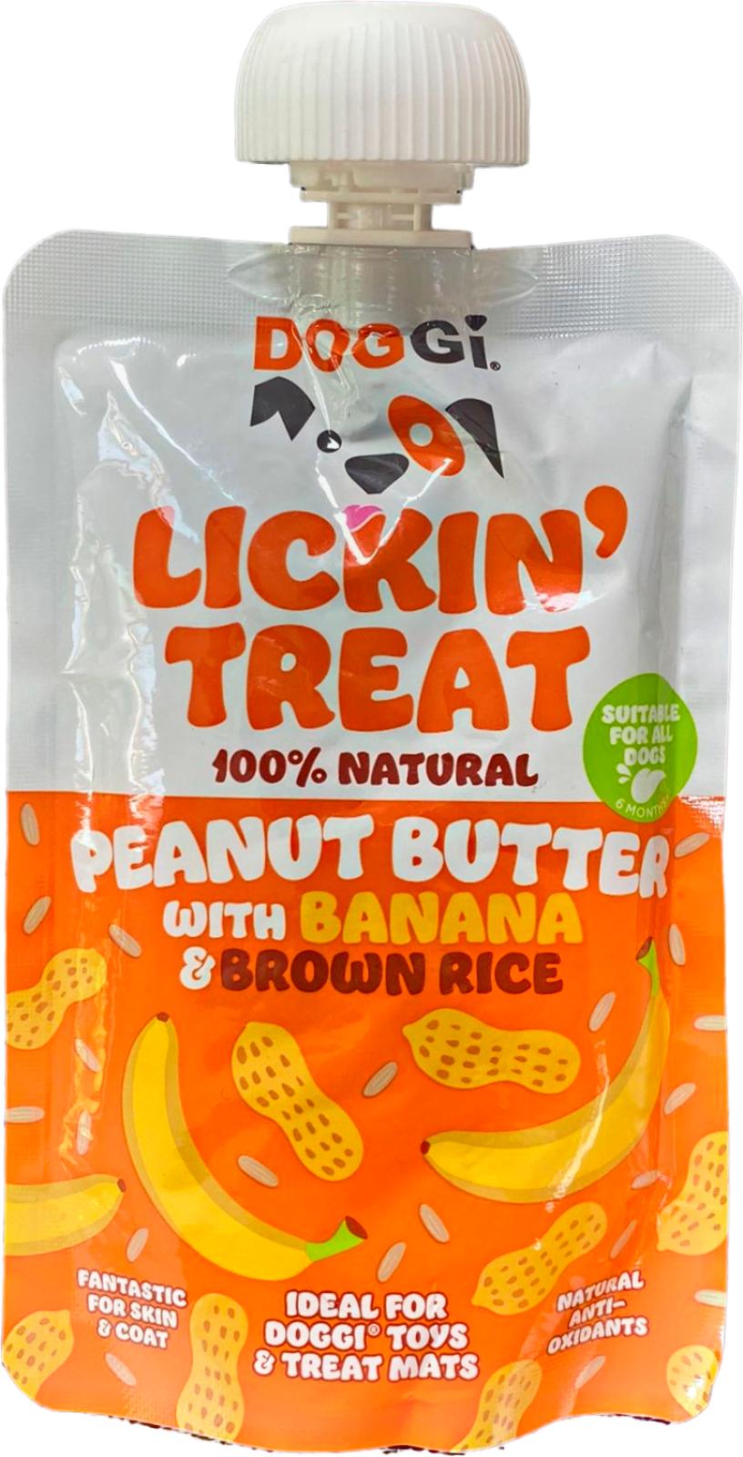 DOGGI Lickin' Treat - Jordnötssmör
