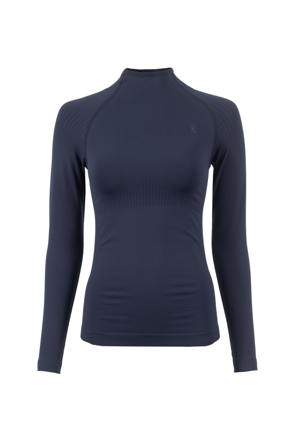 CAVALEMICA Seamless Long-Sleeve Functional Shirt - Nightblue