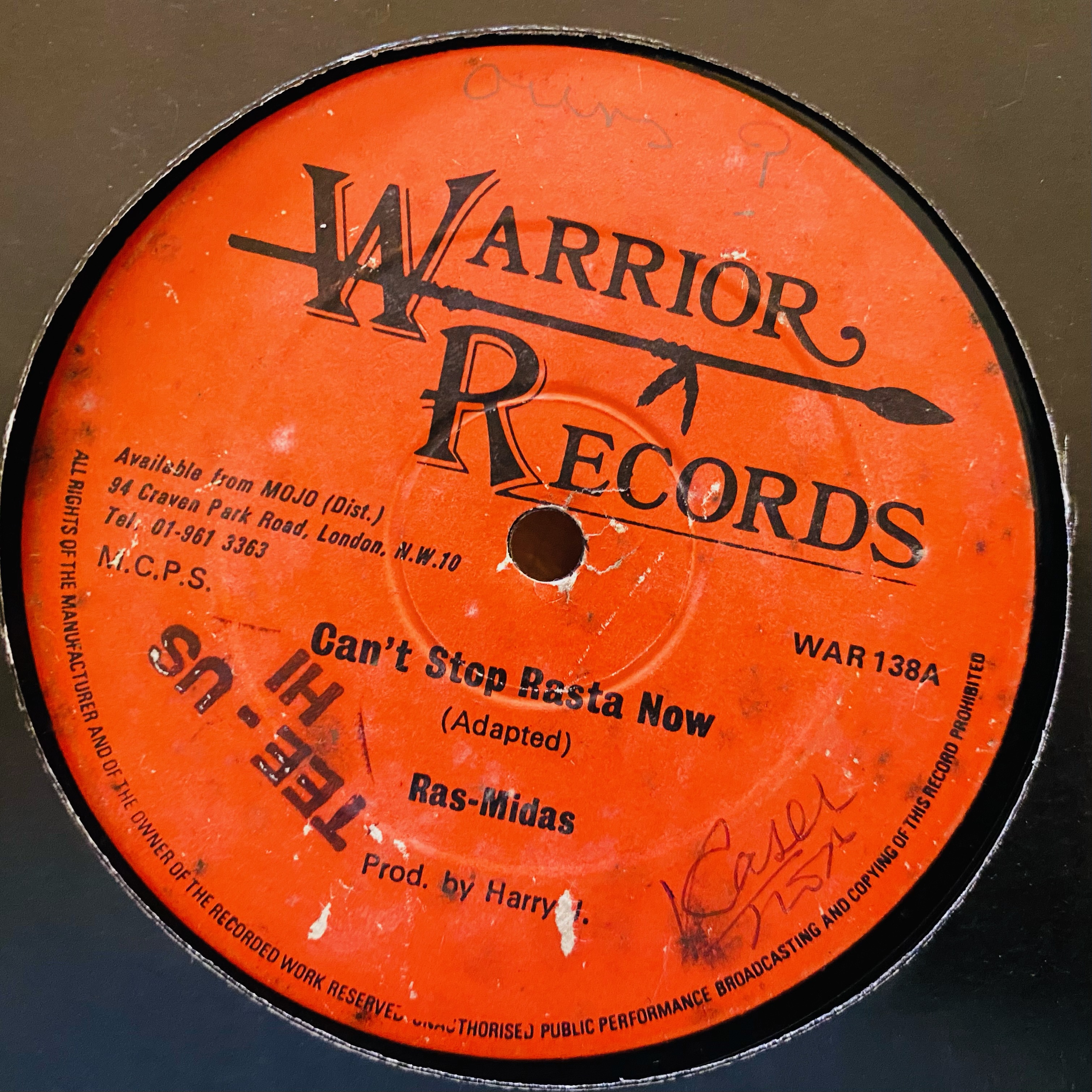 Ras-Midas – Can't Stop Rasta Now / Rain And Fire