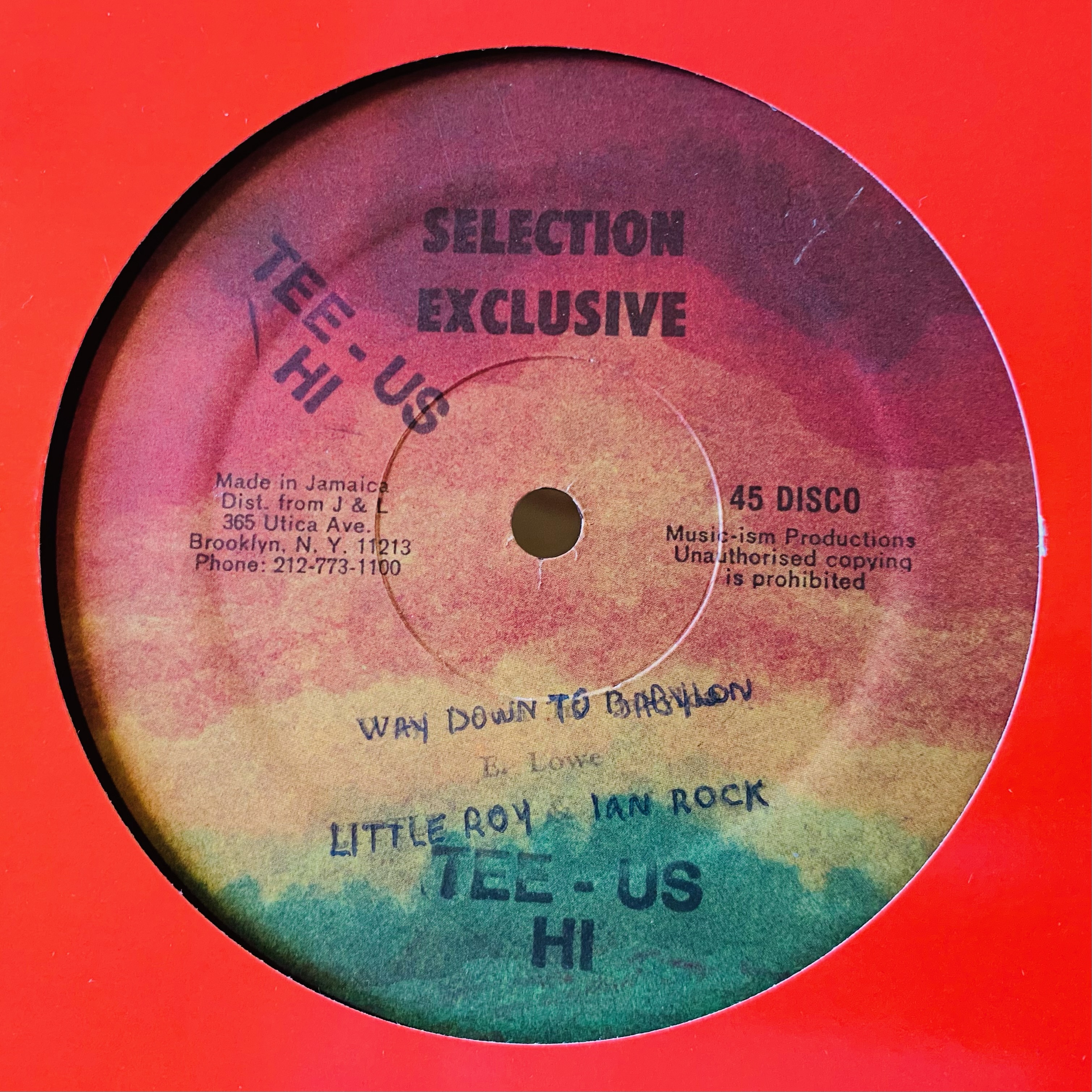 Little Roy & Ian Rock – Way Down In Babylon