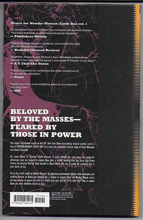 Wonder Woman Earth One: Volume 2 HC NM