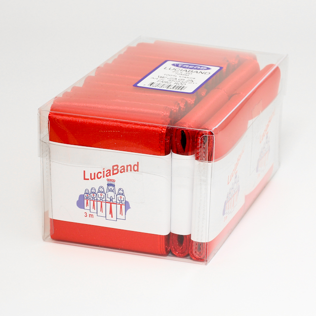 Luciaband Röd 70mm x 3m