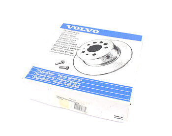 Brake disc front, 240/260 1975-87 Solid (Genuine)