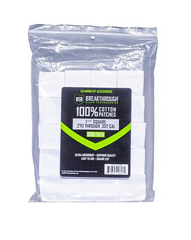 Breakthrough Square Cotton Patches .270-.357 - 500pcs