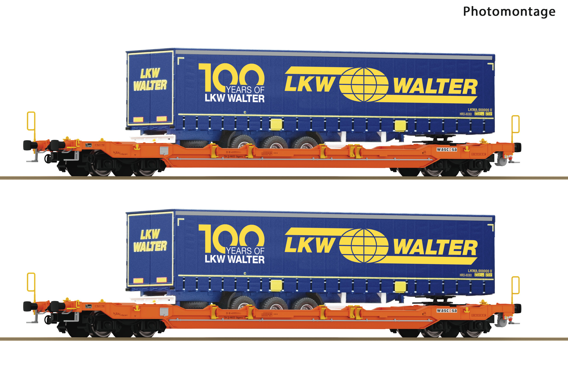2er Set Taschenwg. T5 Wascosa+LKW Walter