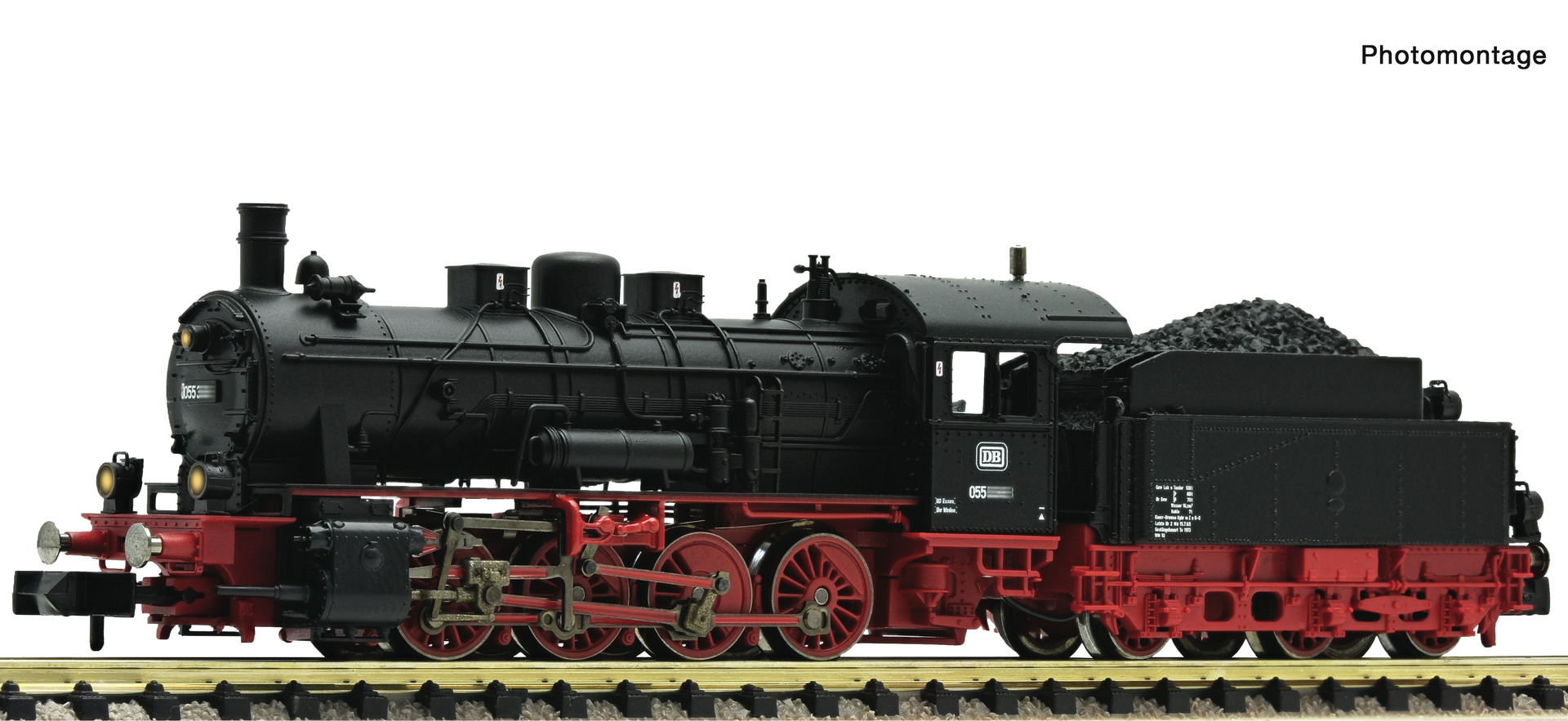 Steam locomotive 055 635-7 DCC