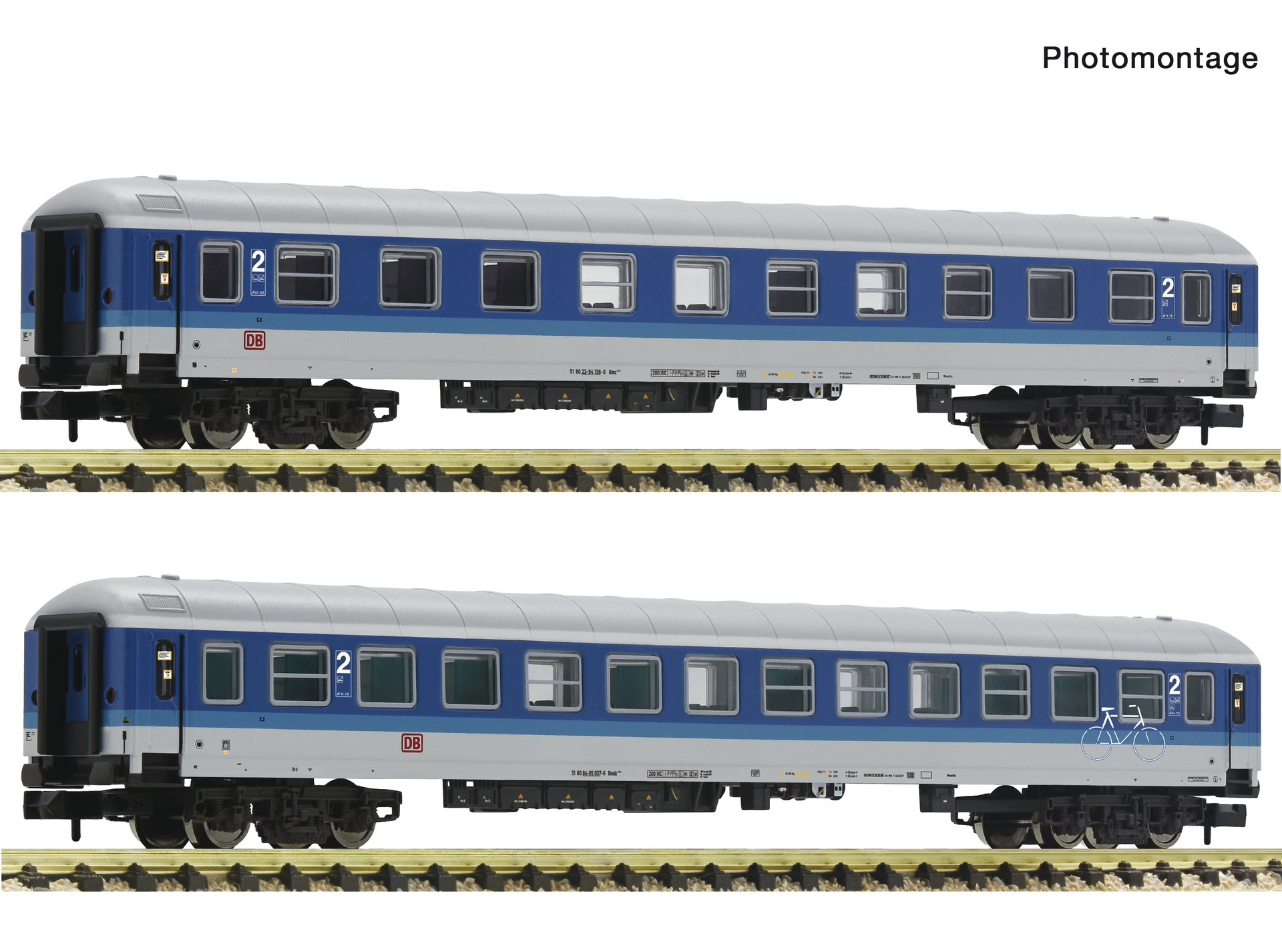 2-pc set: Passenger coaches