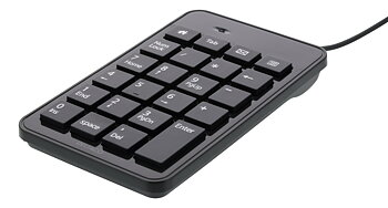 Deltaco Numeriskt tangentbord, 23 tangenter, 4 media tangenter, USB, svart