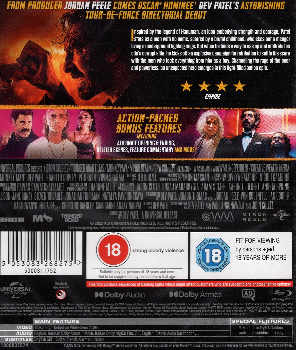 Monkey Man (ej svensk text) (Blu-ray) - 2