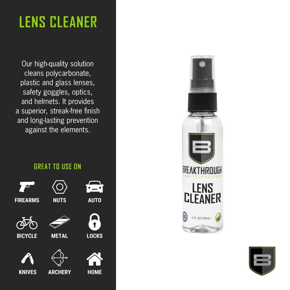 Breakthrough Lens Cleaner 2oz Spray Bottle 2