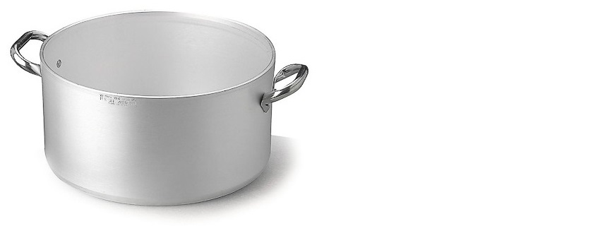 Aluminium Kittel gryta Låg 5 mm Agnelli  - 6