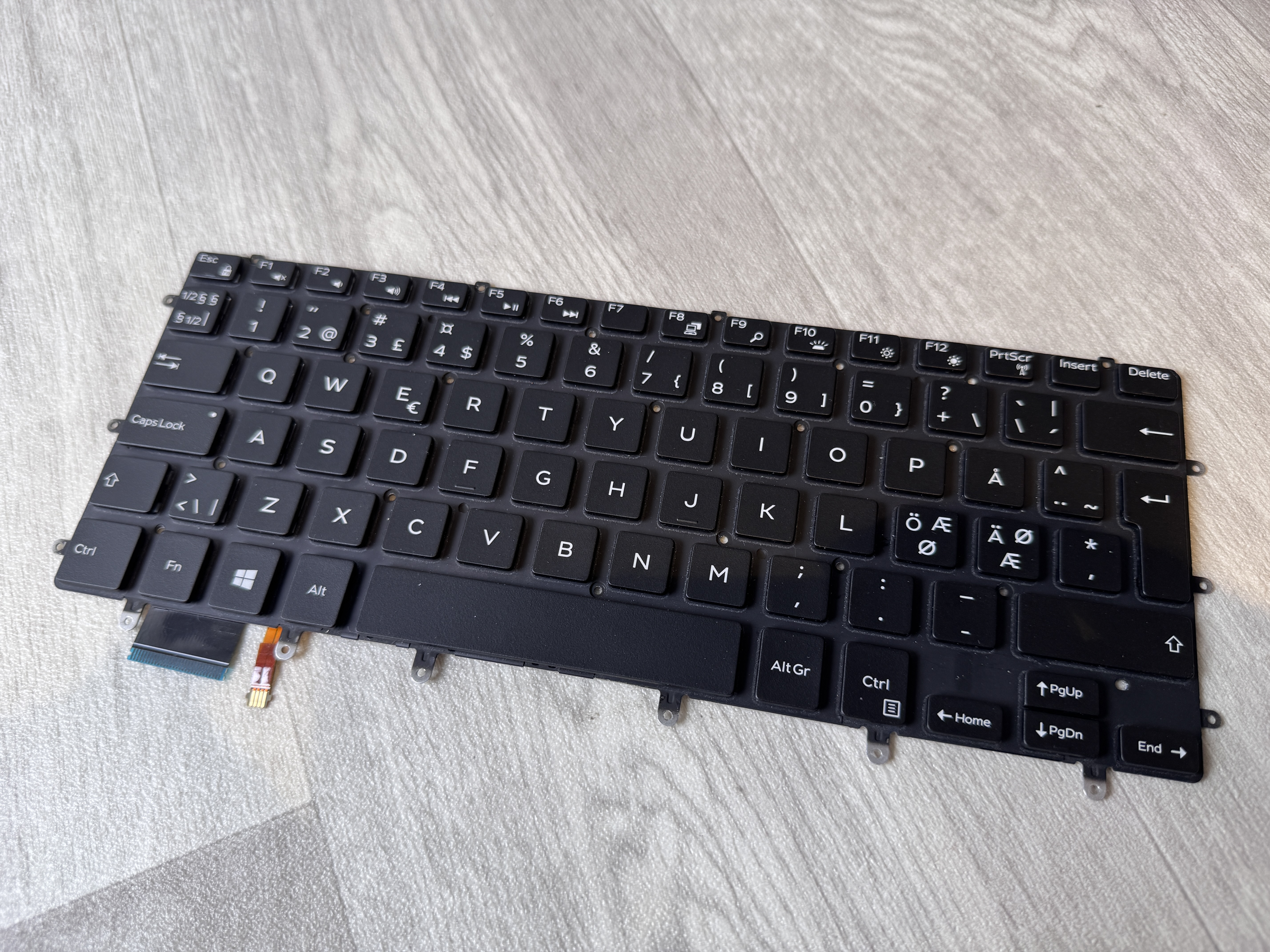 Original Dell XPS 15 7558 7568 7590 9550 9560 9570 Precision 5510 5520 5530 5540 Tangentbord Keyboard 0G20WG 0V9353