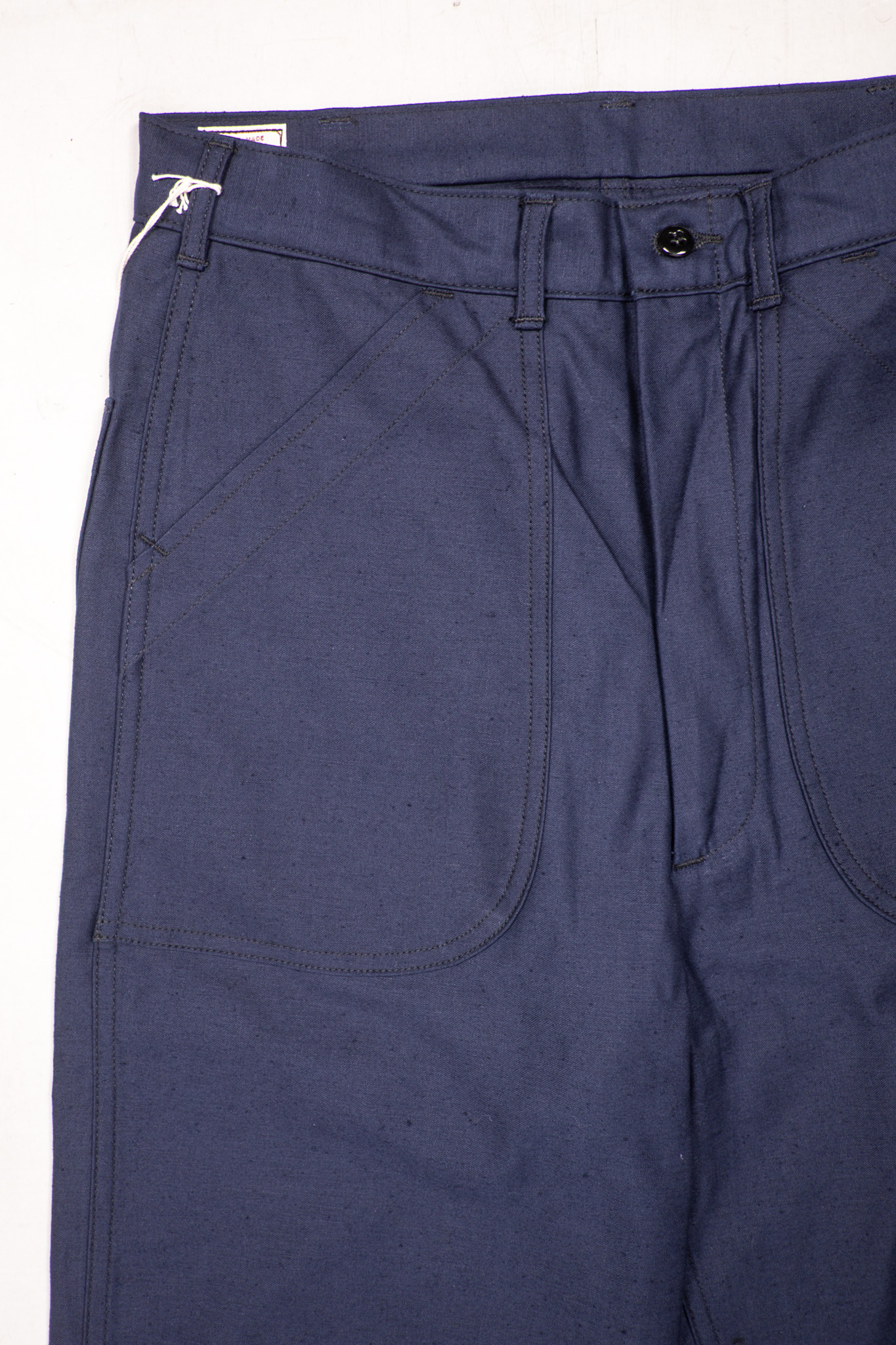 Denime - Back Satin Baker Pants Navy - 8