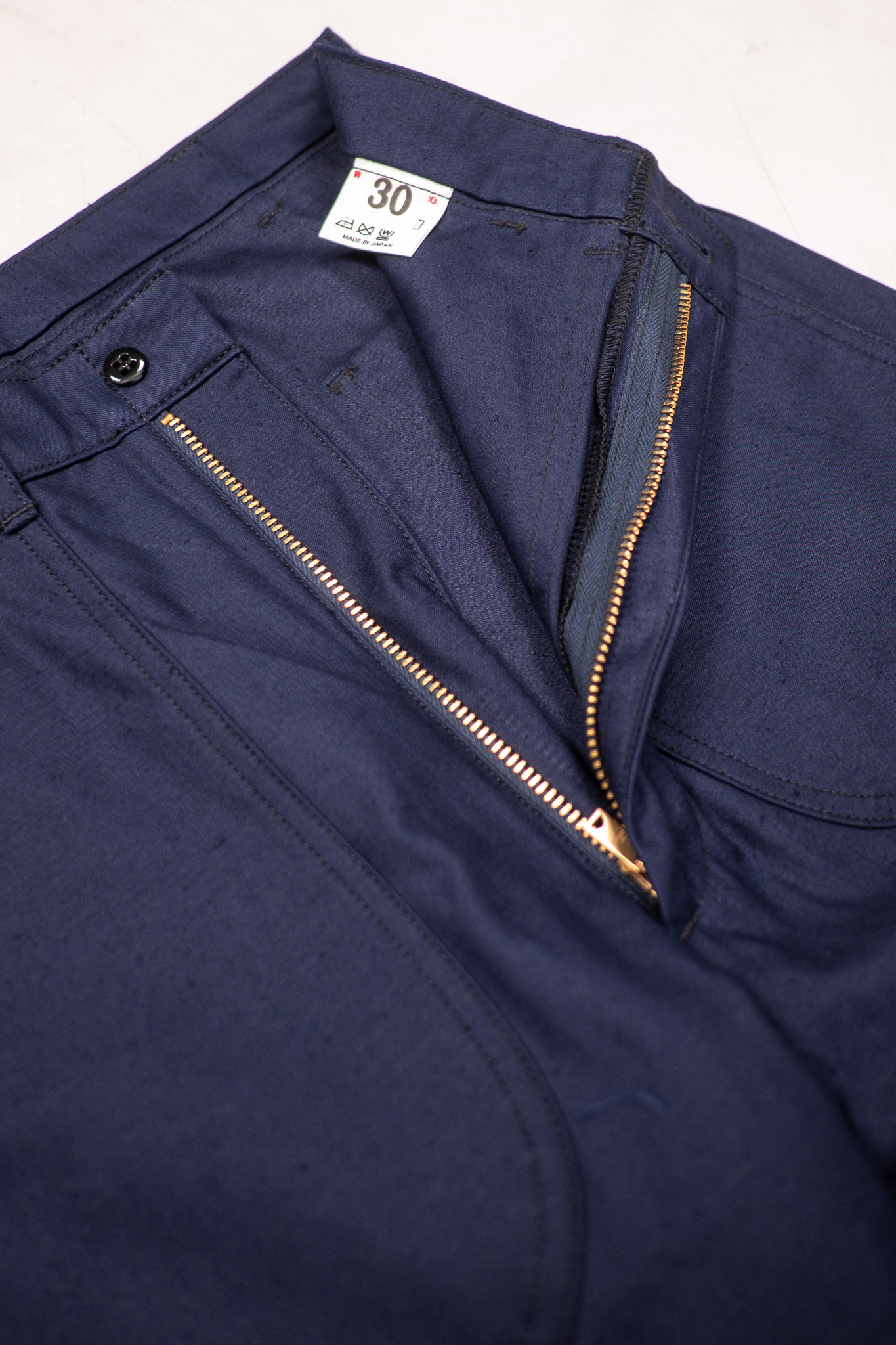 Denime - Back Satin Baker Pants Navy - 5