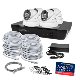 4K Master Series NVR Dome Camera 1TB 4 x Dome Cams