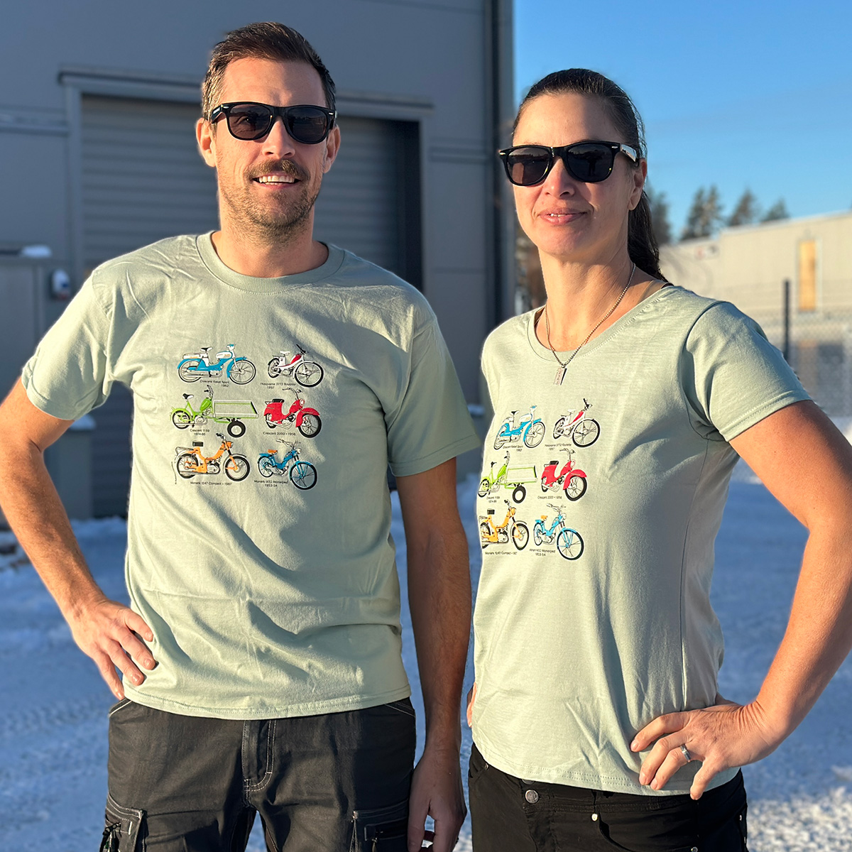 Svenska veteranmopeder T-shirt - Herr - 2