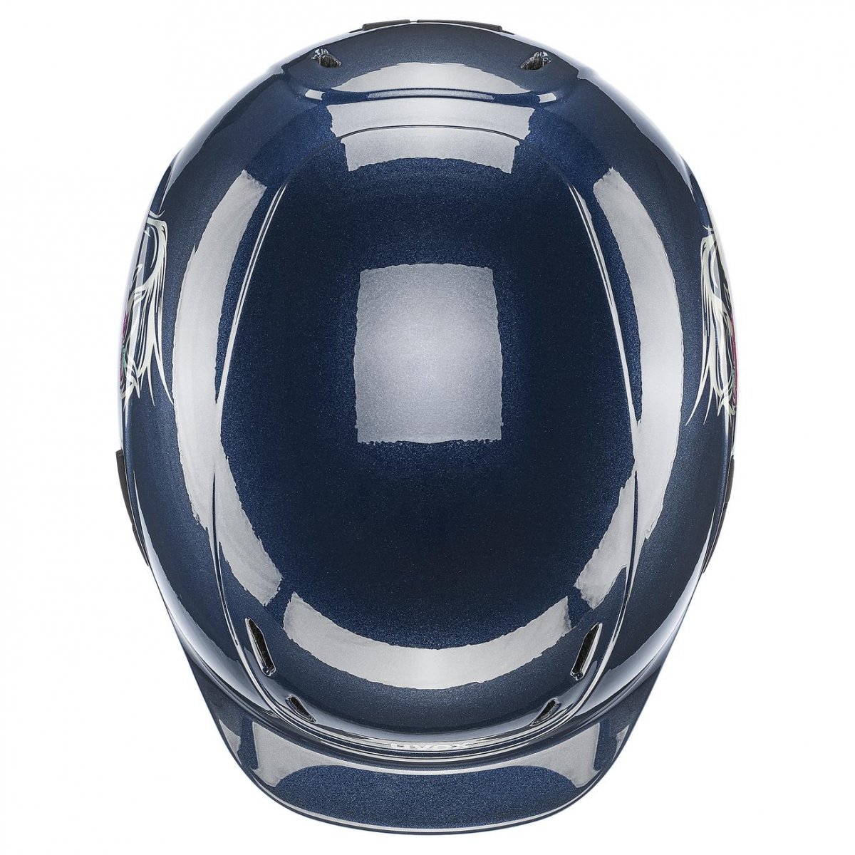 Ridhjälm Uvex Kidoxx - Flower Navy  - 4