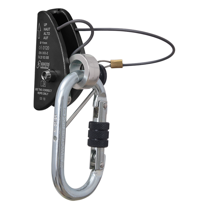 Glidlås för fallskyddsrep / 11 mm