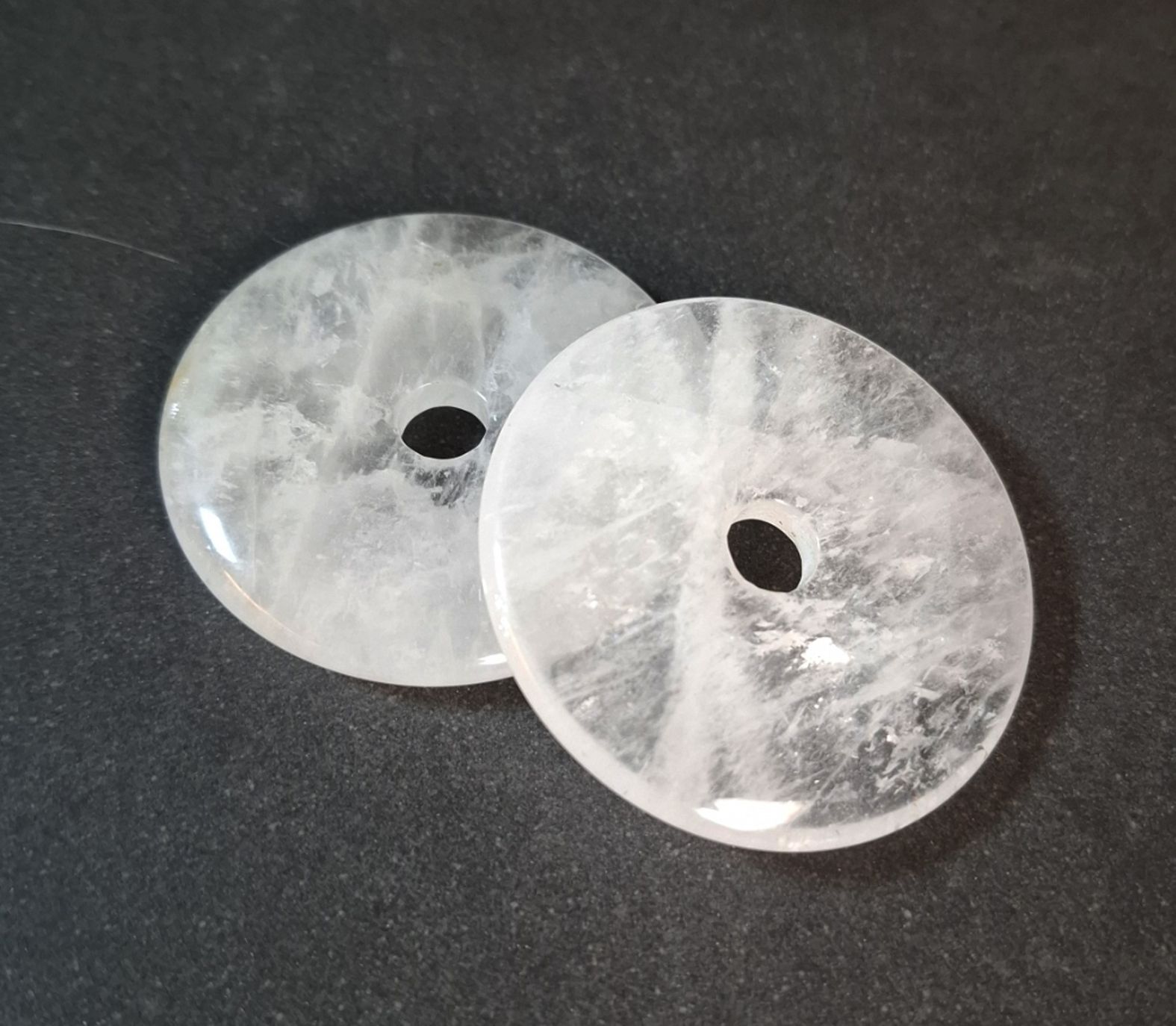 Bergkristall Donut  / Pi-stone