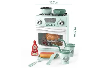 My Little Home Electric oven with accessories 21.5x15.7cm
