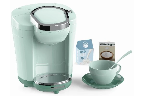 My little Home Toy Electronic Espresso machine with coffee cup and accessories