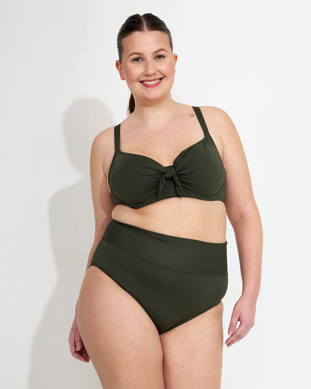 Saltabad Fold Down Bikini Bottoms Avocado