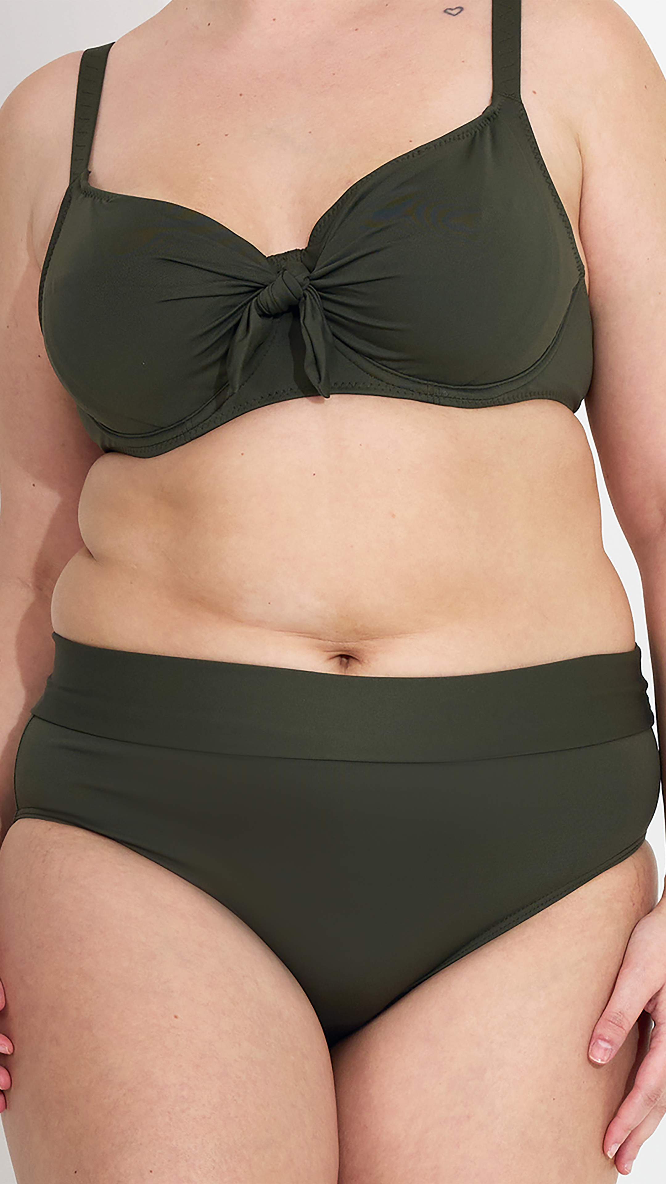 Saltabad Fold Down Bikini Bottoms Avocado