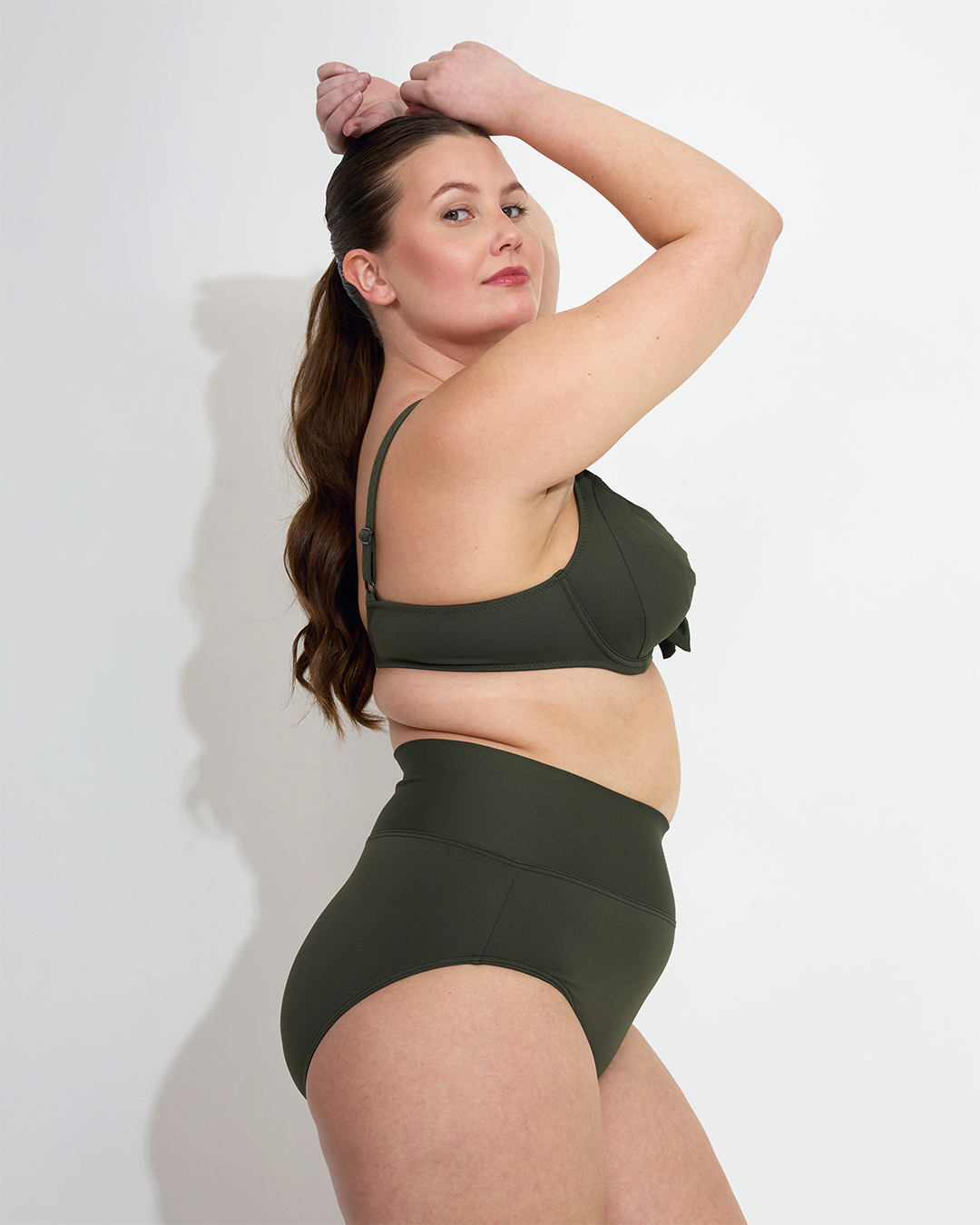 Saltabad Fold Down Bikini Bottoms Avocado - 3