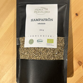 Hela Hampfrön 250 g, Jädra Prästgård