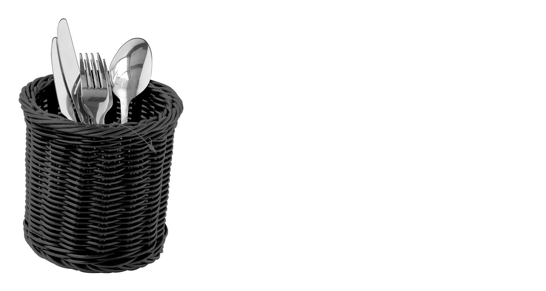 Brödkorg i Svart Polypropylene - 20