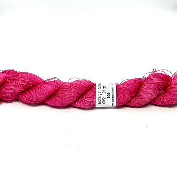 Handfärgad Silke 60/2 Rosa