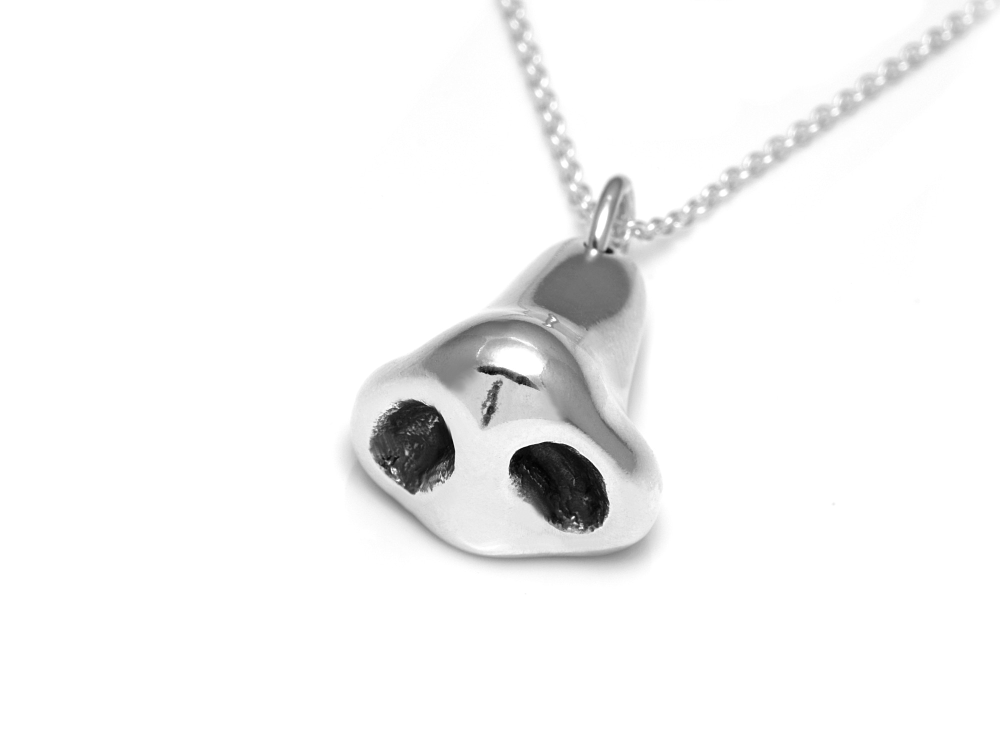 Näsa Halsband, Anatomiskt Smycke i Silver - 2