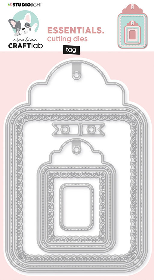 Studio Light  CRAFTLAB-Essentials Cutting Dies Tag Set 