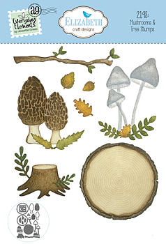 Elizabeth - Mushrooms & Tree Stumps - Dies