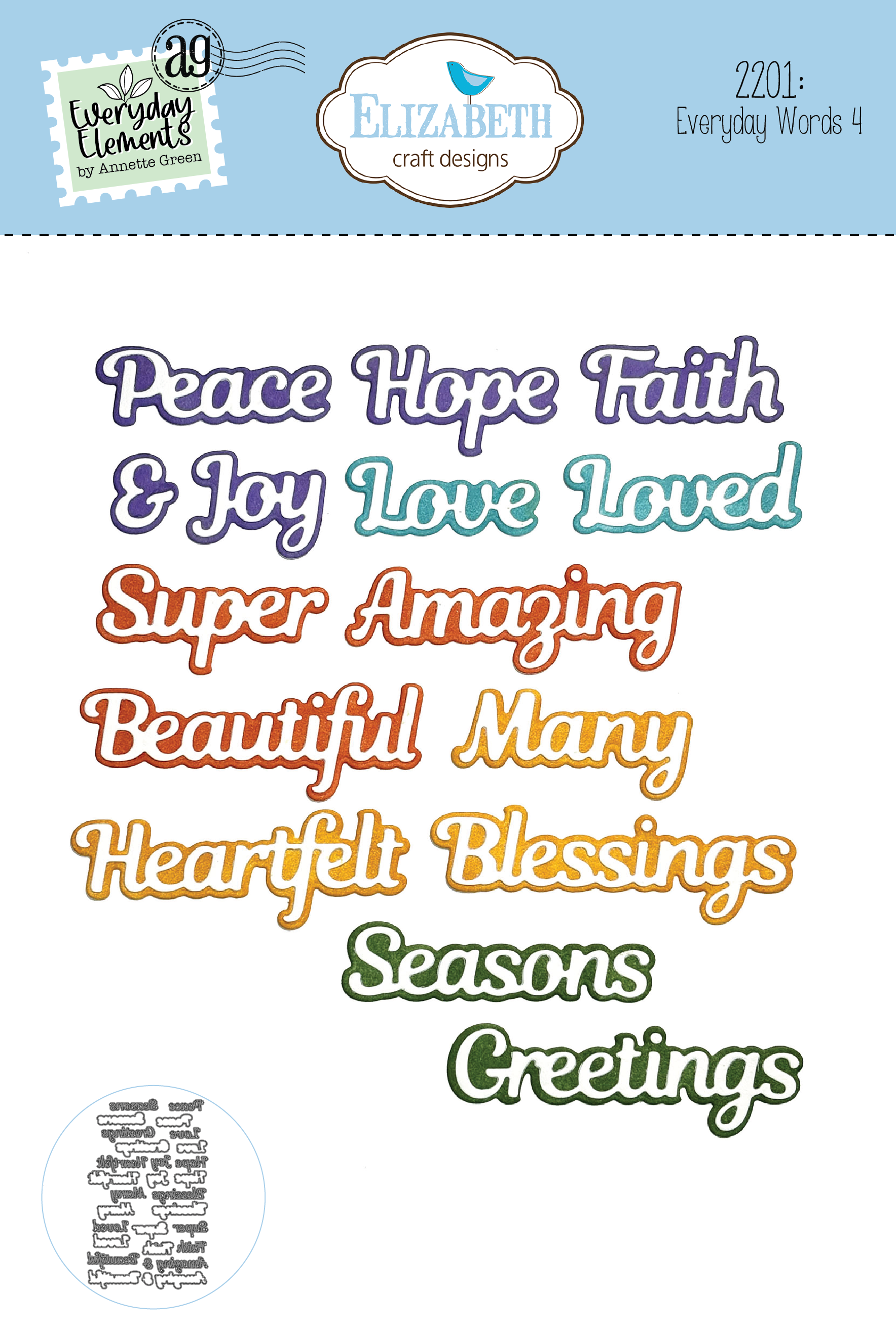 Elizabeth - Everyday Words 4 - Dies