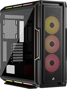 Corsair iCUE LINK 5000T LX RGB - 2 År Garanti Helt Ny Oanvänd - Svart/Transparent - Original