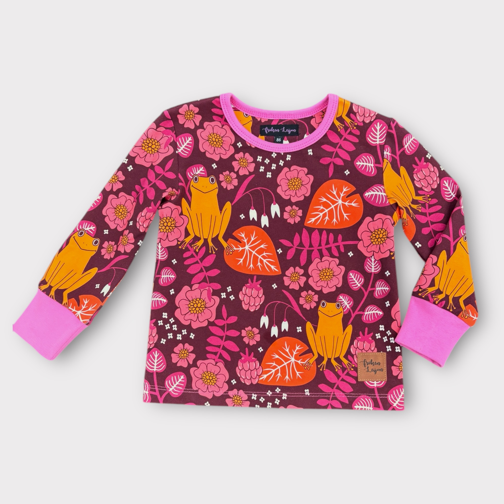 Tröja ”Små grodorna" cerise