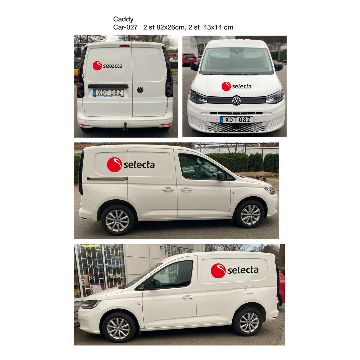 Komplett bildekor till VW Caddy