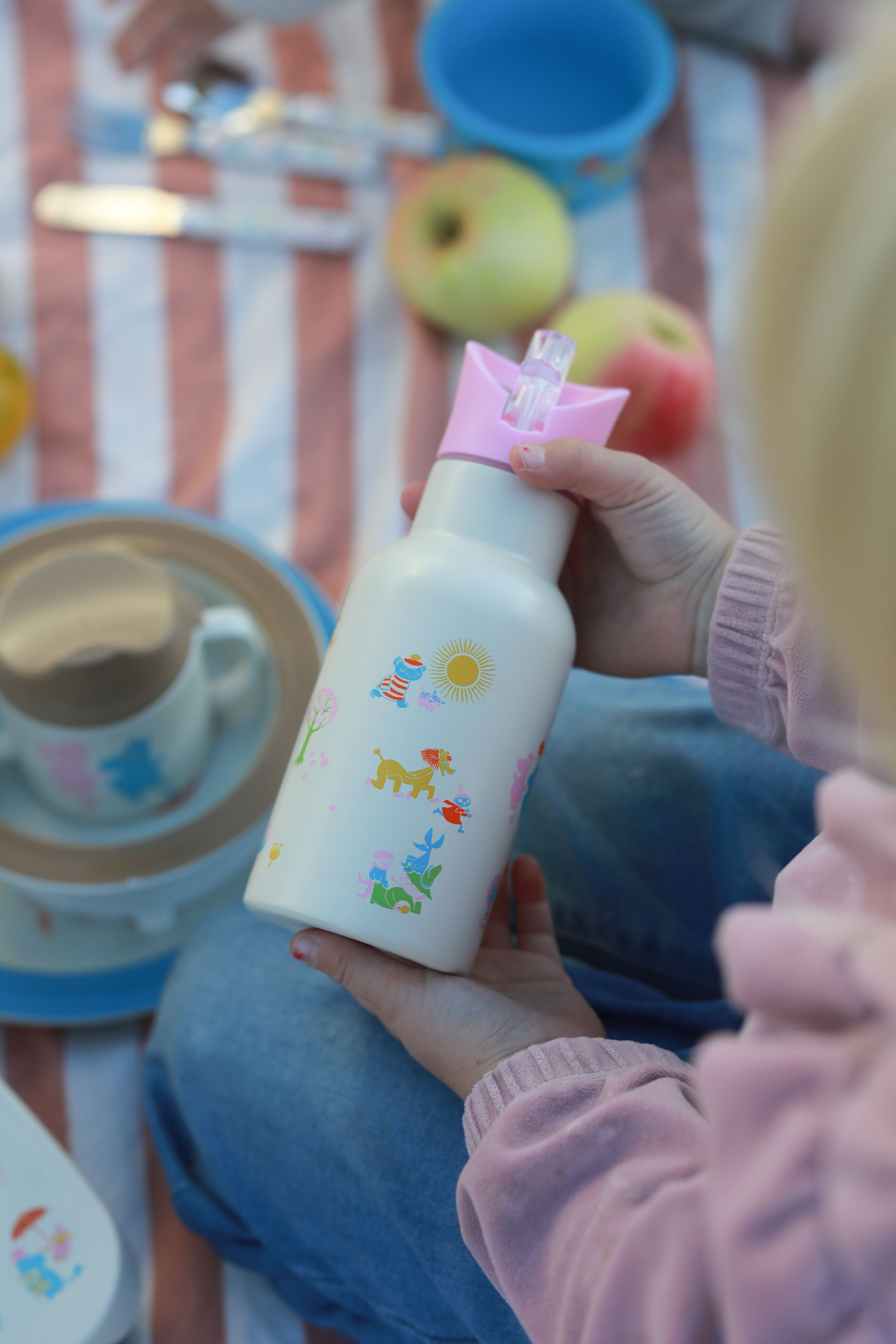 Mumin Termosflaska - Moomin 80 - Rosa - 2